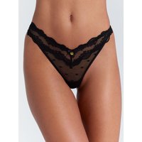 Faye spot mesh thong 06