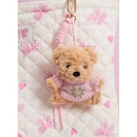 Bella teddy bear bag charm OS