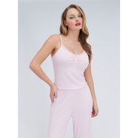 Lace ribbed pyjama set 06