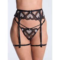 Amore embroidered leg harness & White 06
