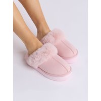 Platform mule slippers Powder 3 4