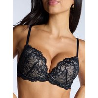 Aliyah plunge push up bra & Nude