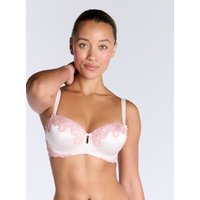Etta satin balconette bra Rose Pink