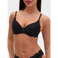 Lydia cotton plunge t shirt bra