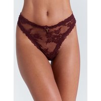 Carissa lace thong 12