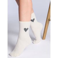 Heart fluffy ankle socks Mix OS