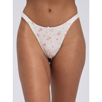 Gigi pointelle berry thong Mix 06