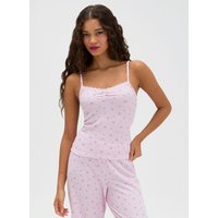 Floral waffle long pyjama set Mix 06