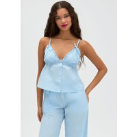 Broderie cotton long pyjama set 06