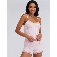 Shell striped modal short pyjama set Mix 06