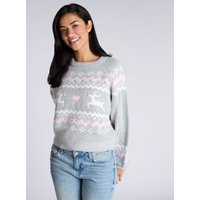 Reindeer knitted jumper Mix 08
