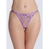 Flora embroidered thong Mix 18