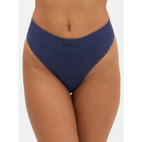 Pointelle seamless thong