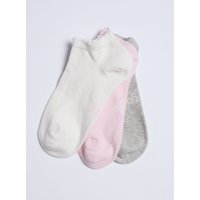 3 pack cotton trainer socks Mix OS