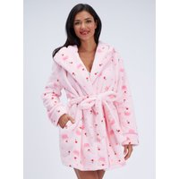 Cupcake fluffy short dressing gown Mix