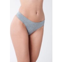 Seamfree high leg thong Marl Mix S