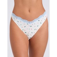 Kaye skiers high leg thong Mix 06