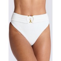 Mirada crinkle high waist bikini bottoms 16