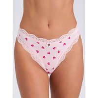 Tatiana heart print thong Mix 12