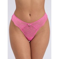 Poppy lace thong Hot Pink 06