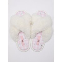 Daisy embroidered slider slippers Mix 3 4
