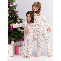 heart pyjamas bag Cream 10 11
