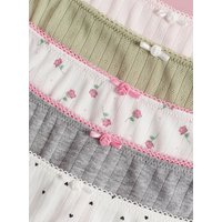 5 pack Rosie pointelle thongs 16