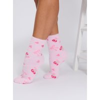 Cherry fluffy ankle socks Mix OS