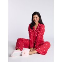 Heart fleece pyjamas bag Mix 10