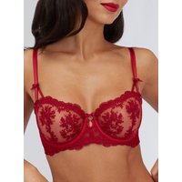 Anastasia balconette bra Pillar Box