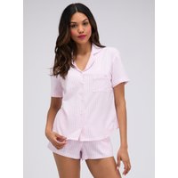 Striped cotton short pyjama set Mix 08