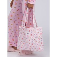 Breakfast print quilted sleepover bag Mix OS