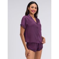 Daisy satin short pyjama set 06