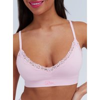 Lace plunge seamless bralette Mix L