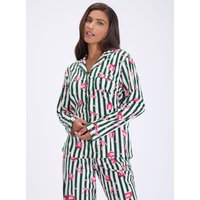 Present stripe fleece pyjamas bag Mix 06