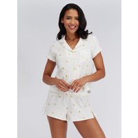Lemon cotton short pyjama set Mix 06