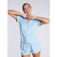 Heart fleece short pyjamas bag Mix 14