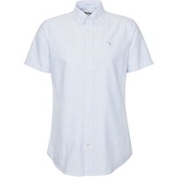 Barbour Striped Oxtown Short Sleeve Tailored Shirt - Blue - L