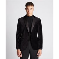 Remus Uomo Velvet Jacket - Black - 44R