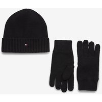 Tommy Hilfiger Beanie And Glove Set - Black - 0