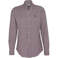 Barbour Finkle Tailored Gingham Check Shirt - Wine - XL