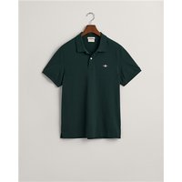 Gant Regular Shield Pique Polo Shirt - Green - M