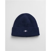 Gant Shield Wool Beanie - Blue/Navy - One