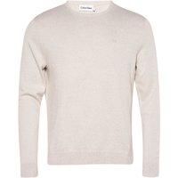 Calvin Klein Two Tone Crew Neck Sweater - Beige - XL