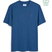 Farah Danny Organic Cotton Regular Fit T-shirt - Blue Marl - S