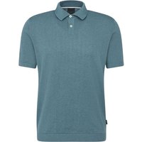 Bugatti Mens Knitted Polo Shirt - Green - 2XL