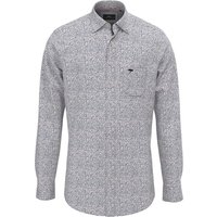 Fynch Hatton Minimal Flower Button Down Shirt - Blue - 2XL