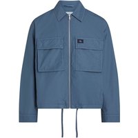 Calvin Klein Jeans Garment Dye Cotton Jacket - Blue - L