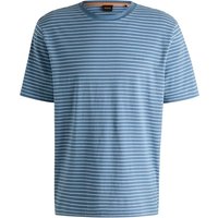 Boss Tales Stripe T-shirt - Blue - S
