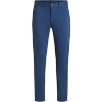 Boss Slim Stretch Cotton Chinos - Blue - 30/32